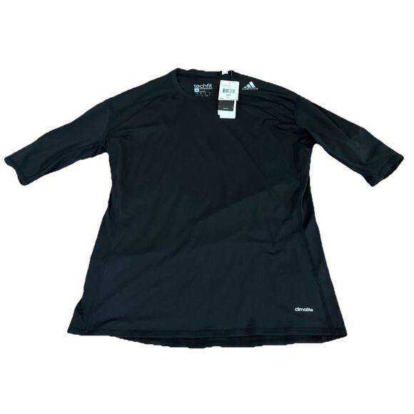 Adidas Unisex Techfit Compression Shirt - Black - Size 2XL NWT - Picture 1 of 3